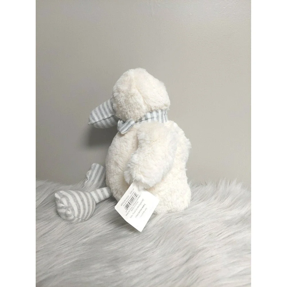 Baby Needs Elegant Duck Cream Gray Striped 14